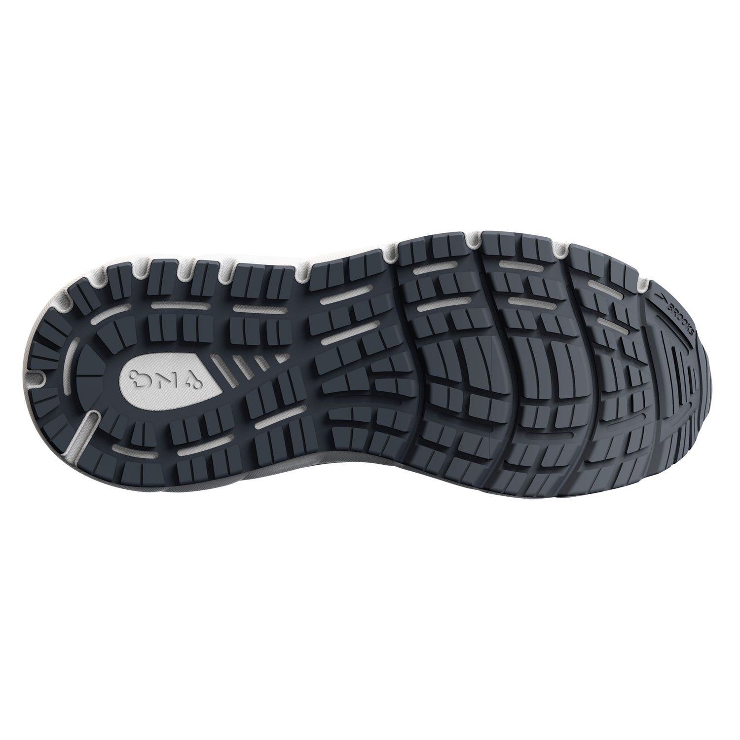 Peltz Shoes  Men's Brooks Addiction GTS 15 Running Shoe - Wide Width Grey/Ebony/Chili Oil 110365 2E 043