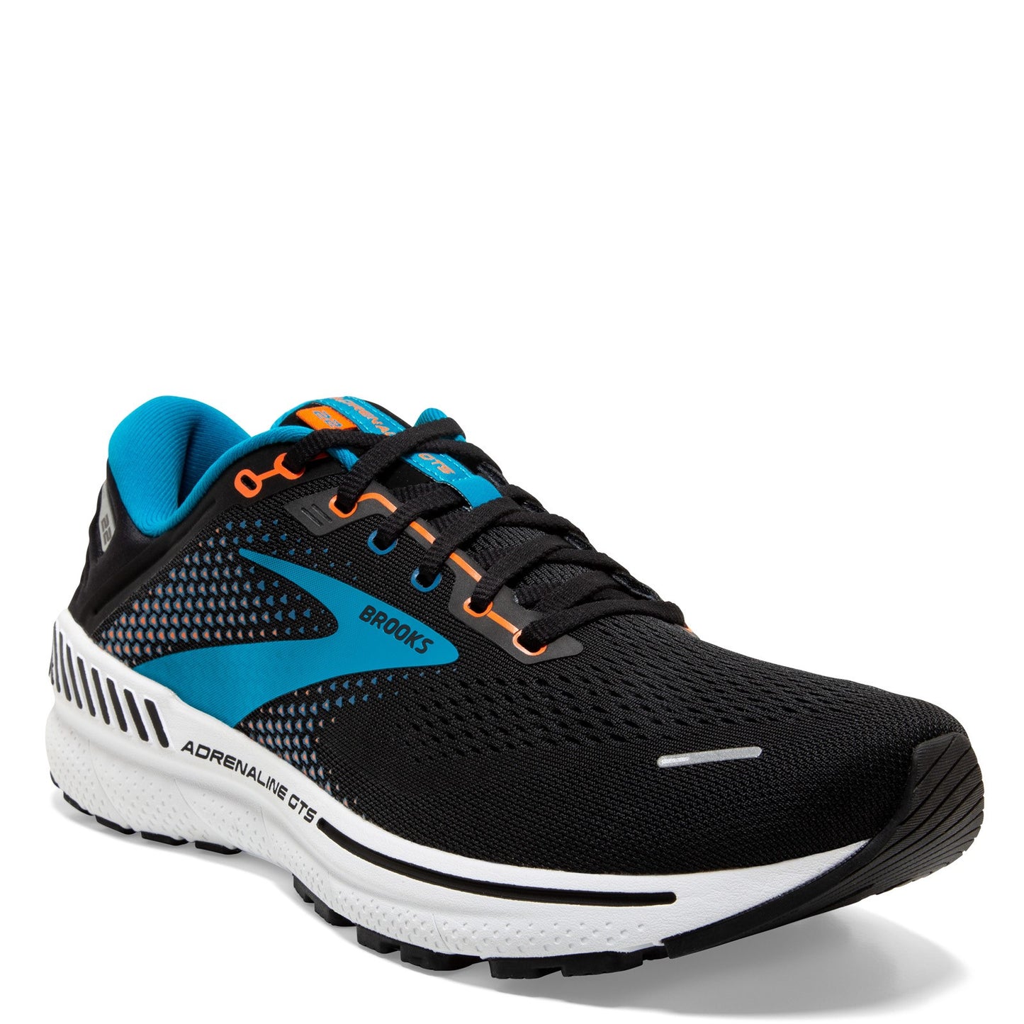 Peltz Shoes  Men's Brooks Adrenaline GTS 22 Running Shoe Black 110366 1D 034