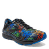 Peltz Shoes  Men's Brooks Adrenaline GTS 22 Running Shoe Black/Blue/Cherry 110366 1D 084