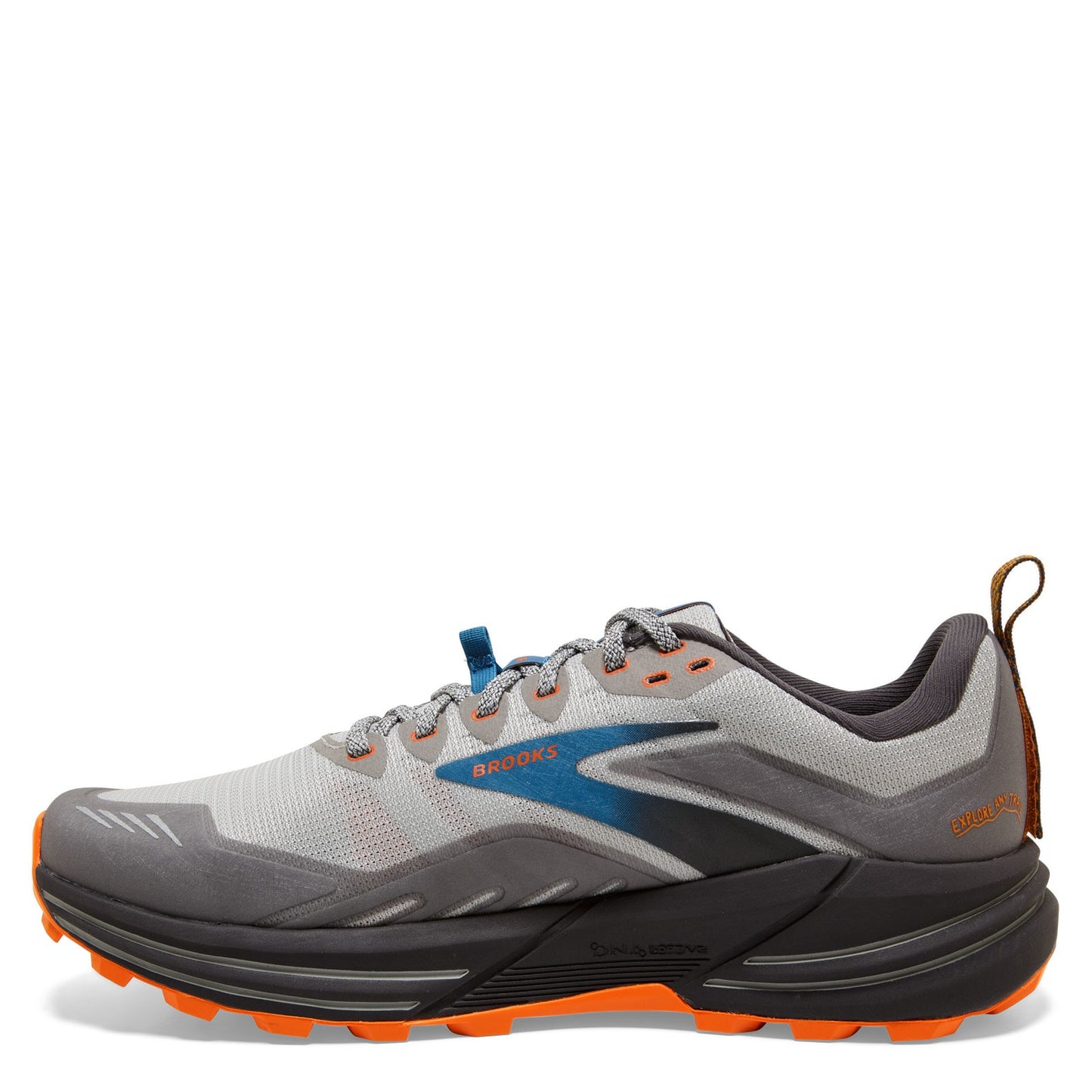 Peltz Shoes  Men's Brooks Cascadia 16 Trail Running Shoe Oyster/Mushroom/Alloy 110376 1D 038