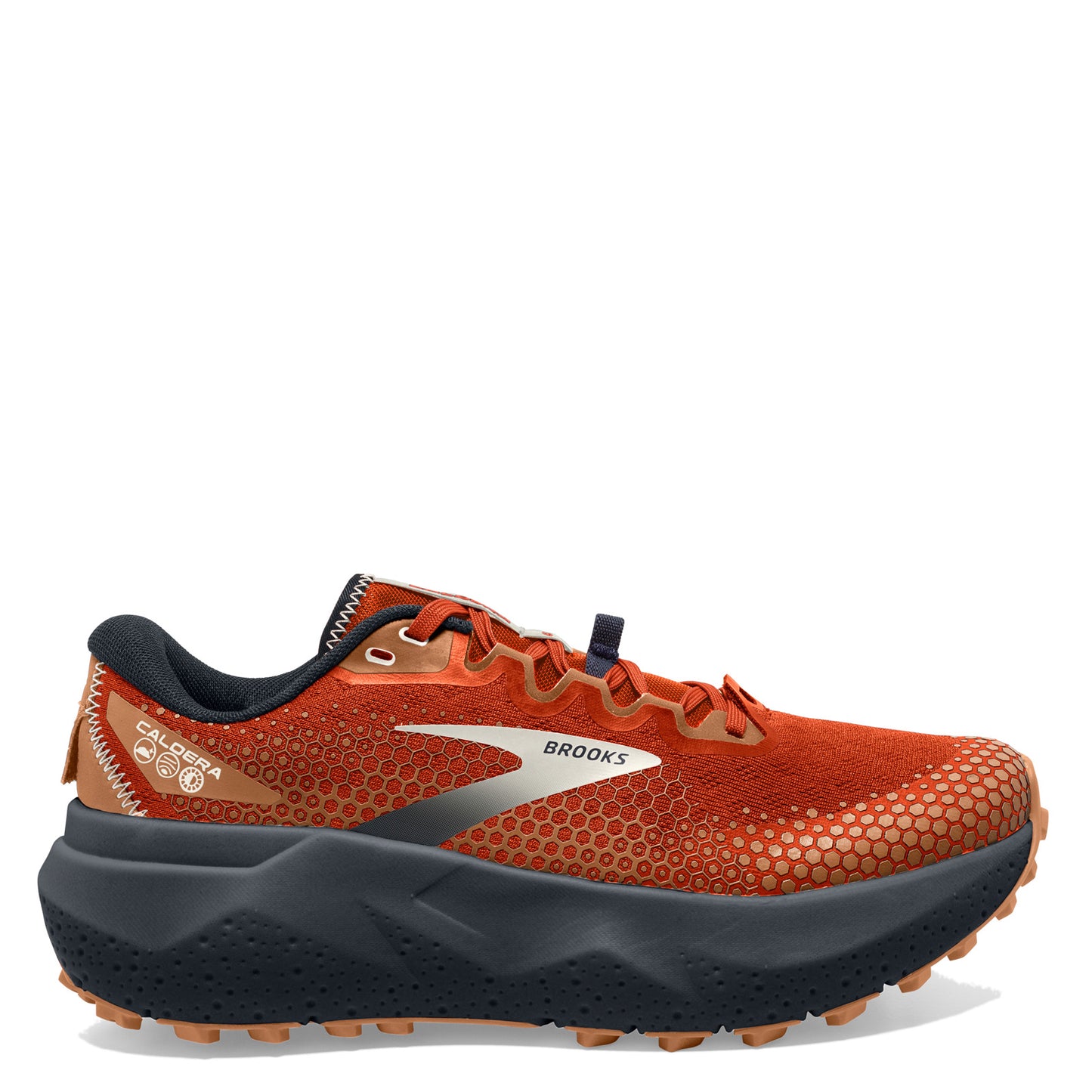 Peltz Shoes  Men's Brooks Caldera 6 Trail Running Shoe Peacoat/Atomic/Blue 110379 1D 269