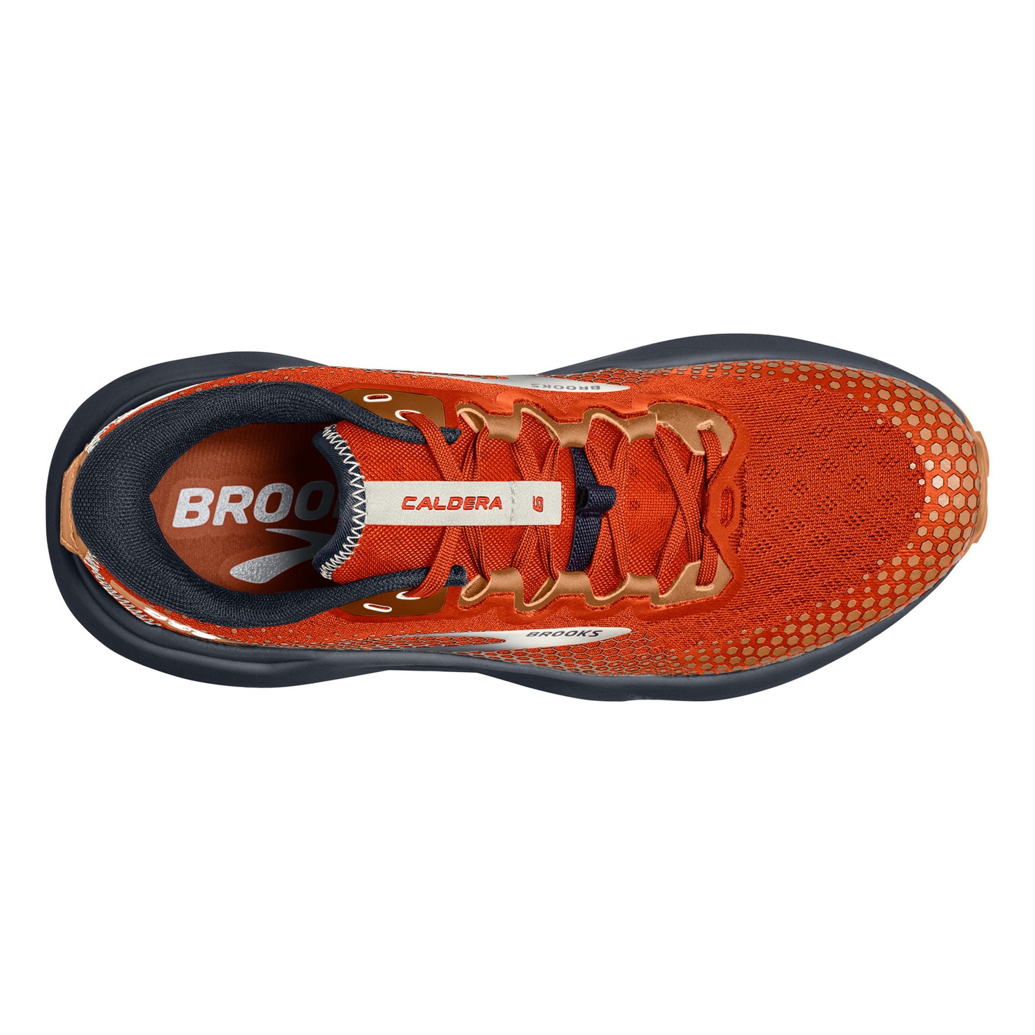 Peltz Shoes  Men's Brooks Caldera 6 Trail Running Shoe Peacoat/Atomic/Blue 110379 1D 269