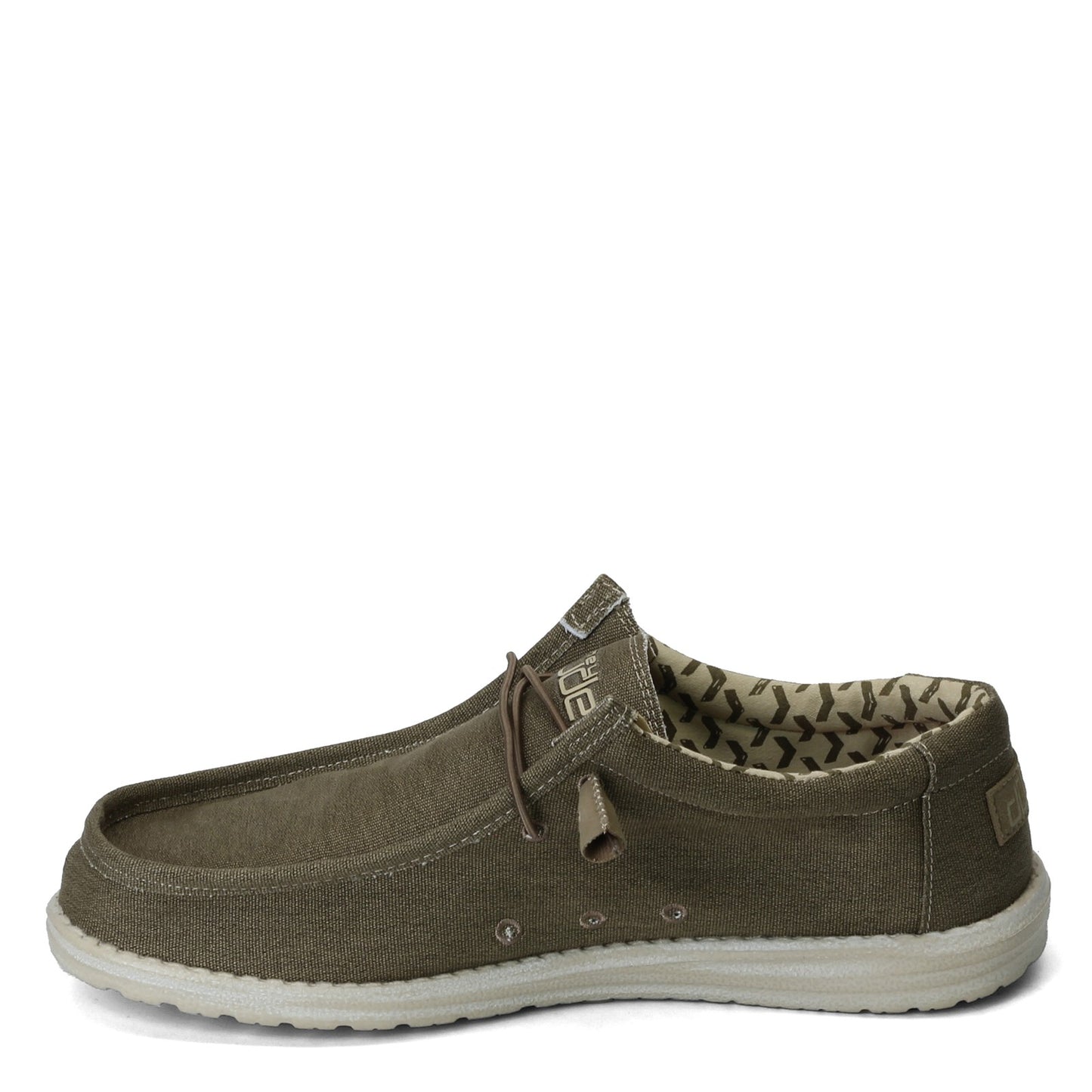 Peltz Shoes  Men's Hey Dude Wally Stretch Slip-On TOBACCO 110381521