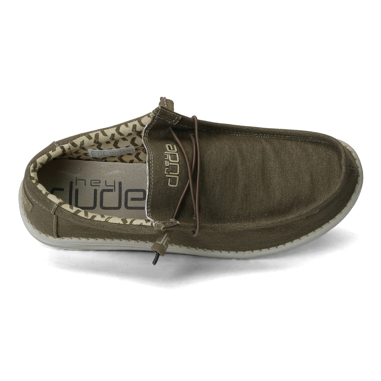 Peltz Shoes  Men's Hey Dude Wally Stretch Slip-On TOBACCO 110381521