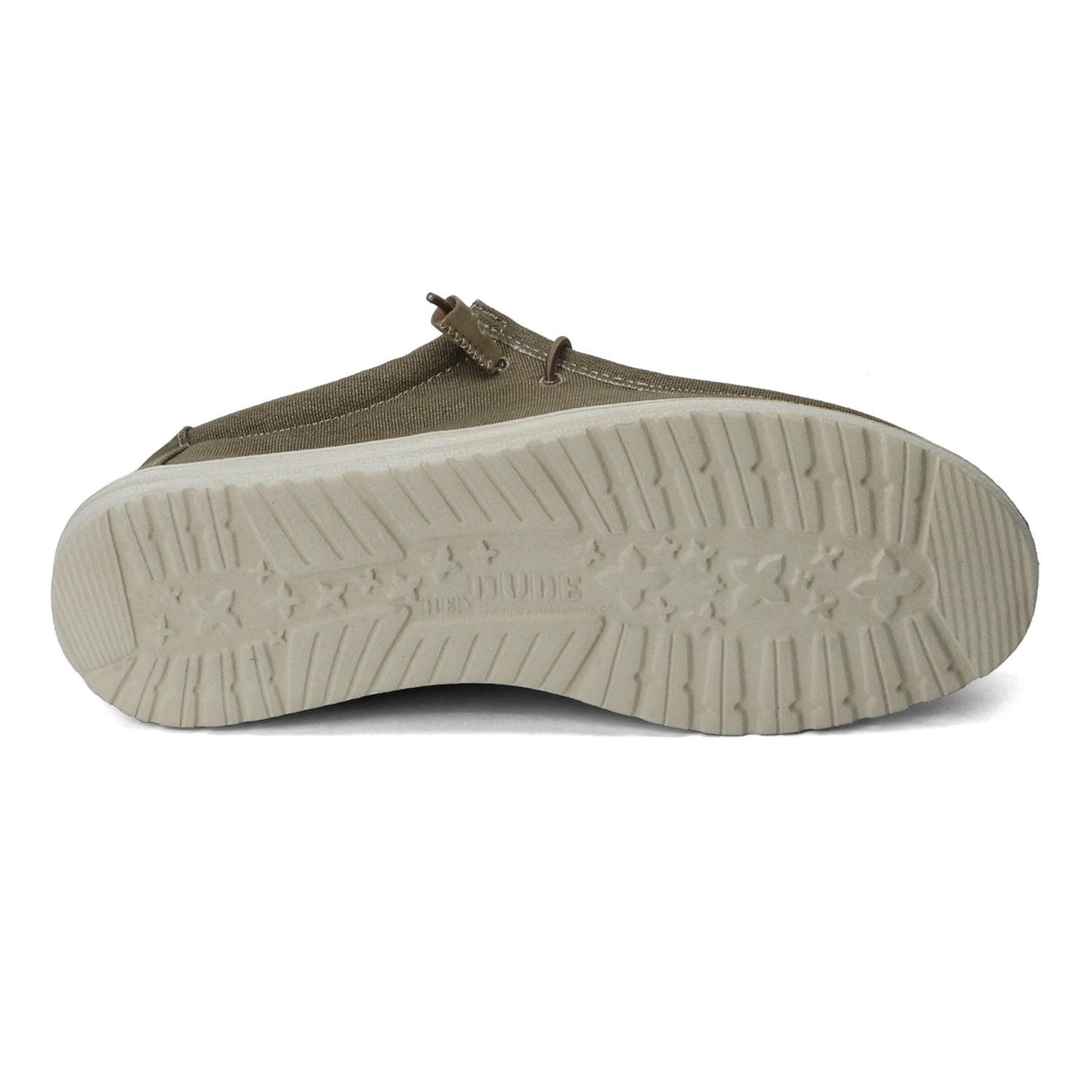 Peltz Shoes  Men's Hey Dude Wally Stretch Slip-On TOBACCO 110381521