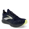 Peltz Shoes  Men's BROOKSMen's Brooks Glycerin 20 Stealth Fit Running Shoe Blue/Lime 110384 1D 404