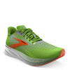 Peltz Shoes  Men's Brooks Hyperion Max Running Shoe Green Gecko/Red Orange/White 110390 1D 308