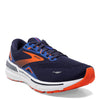 Peltz Shoes  Men's Brooks Adrenaline GTS 23 Running Shoe Peacoat/Orange/Surf the Web 110391 1D 438