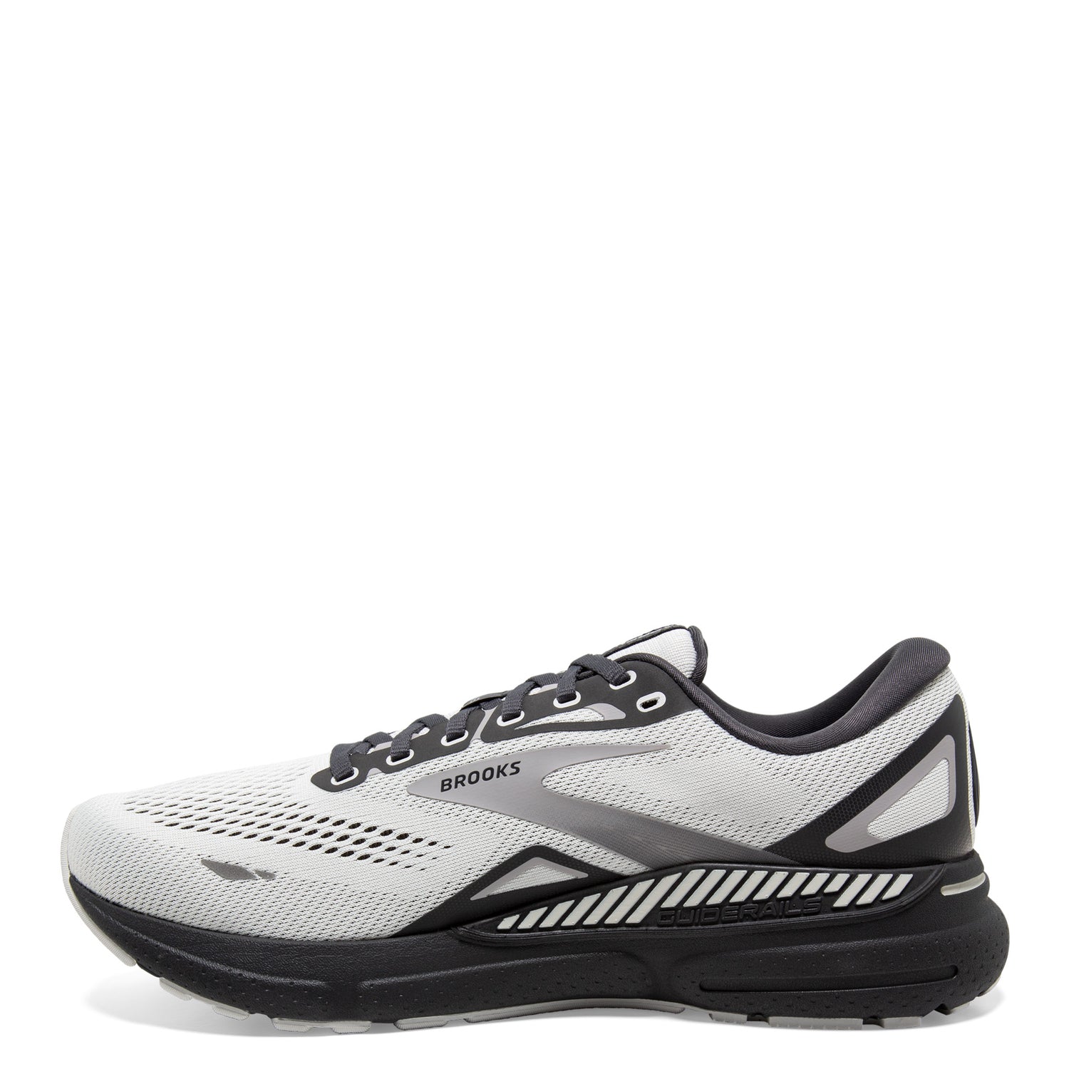 Peltz Shoes  Men's Brooks Adrenaline GTS 23 Running Shoe - Extra Wide Width Oyster/Ebony/Alloy 110391 4E 065