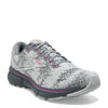 Peltz Shoes  Men's Brooks Ghost 15 Running Shoe White/Oyster/Oriole 110393 1D 147