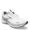 Peltz Shoes  Men's Brooks Ghost 15 Running Shoe White 110393 1D 184