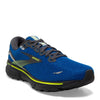 Peltz Shoes  Men's Brooks Ghost 15 Running Shoe Blue/Ebony/Grey 110393 1D 403