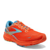 Peltz Shoes  Men's Brooks Ghost 15 Running Shoe Orange/Blue/Yellow 110393 1D 848