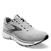 Peltz Shoes  Men's Brooks Ghost 15 Running Shoe - Wide Width Alloy/Oyster/Black 110393 2E 098