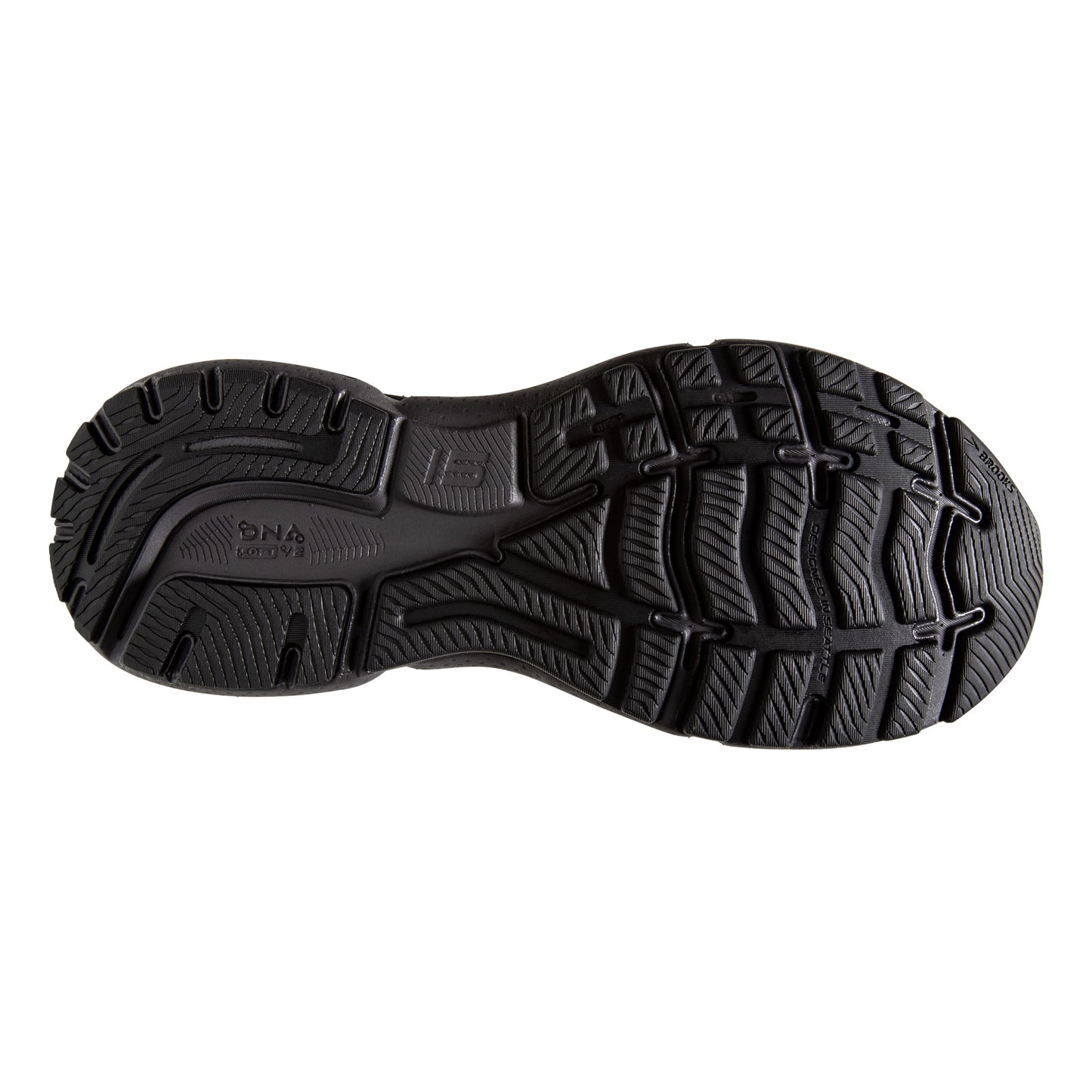 Peltz Shoes  Men's Brooks Ghost 15 GTX Running Shoe Black/Grey 110394 1D 022