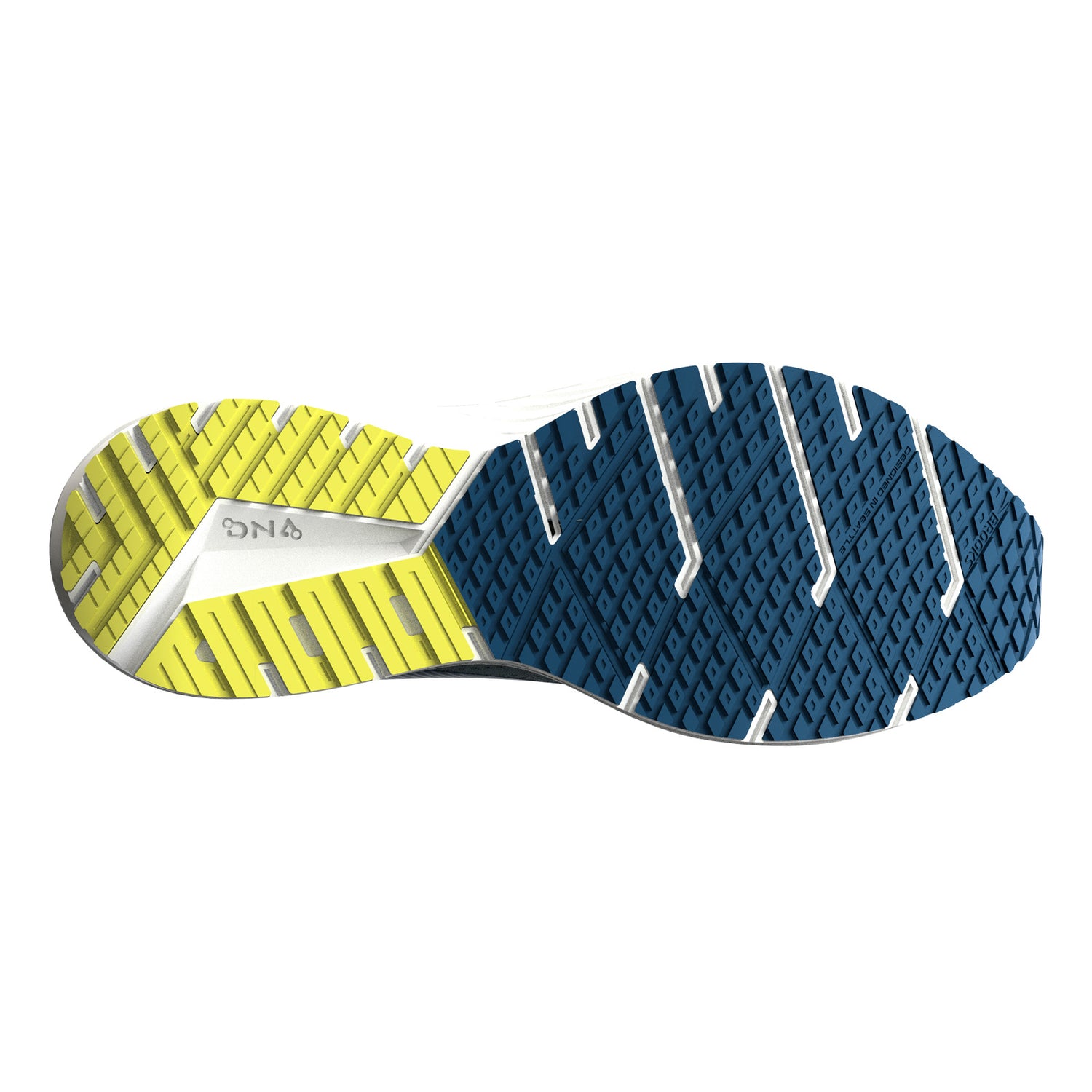 Peltz Shoes  Men's Brooks Revel 6 Running Shoe Light Blue/Nightlife 110398 1D 437