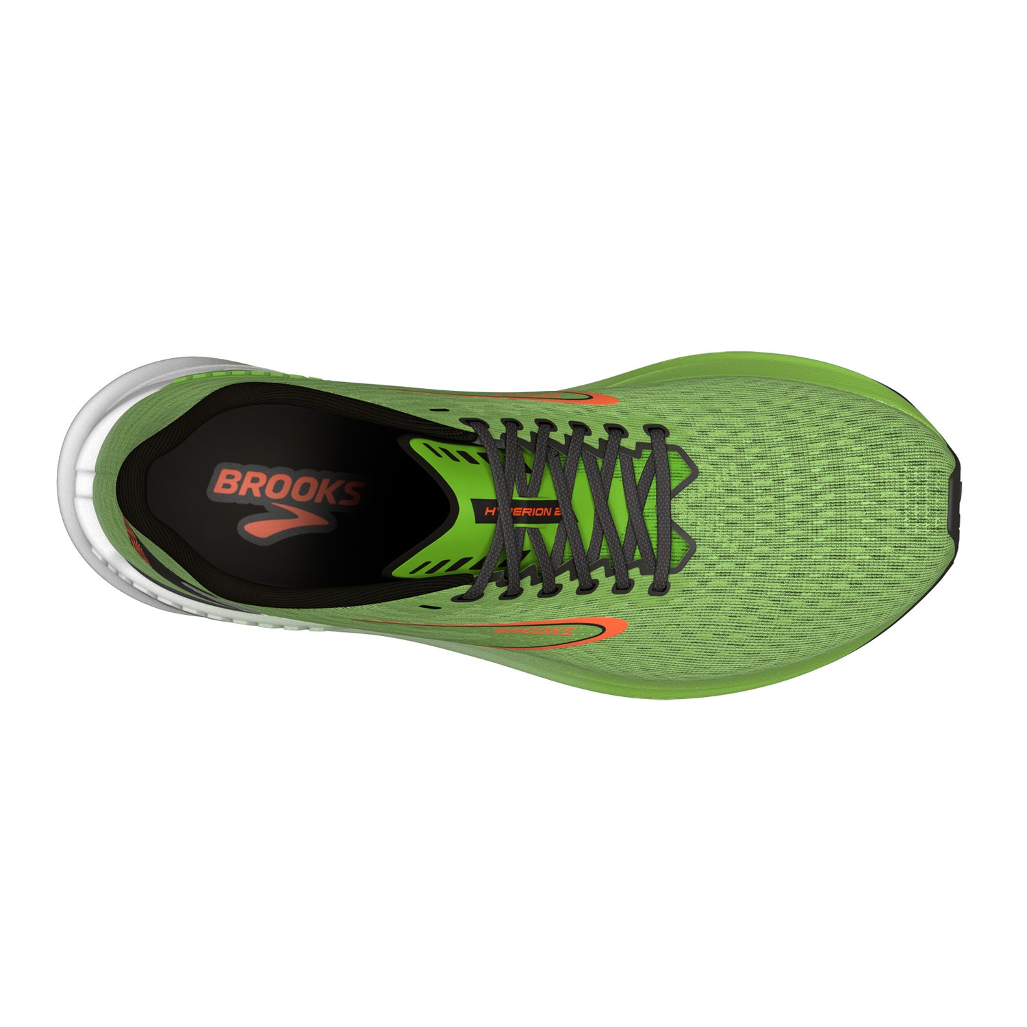 Peltz Shoes  Men's Brooks Hyperion GTS Running Shoe Green/Red/White 110408 1D 308