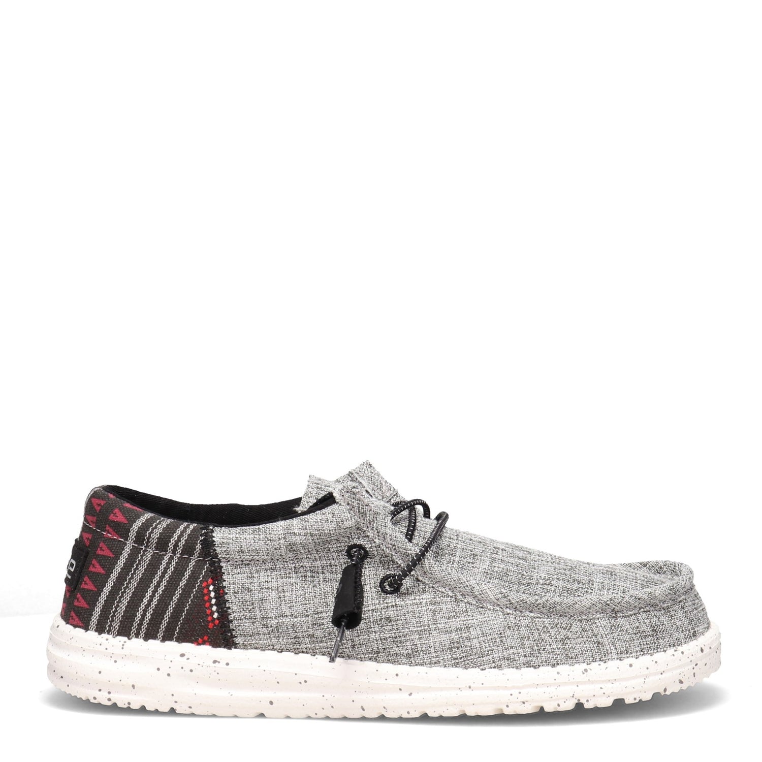 Peltz Shoes  Men's Hey Dude Wally Funk Slip-On BLACK AZTEC 110414864