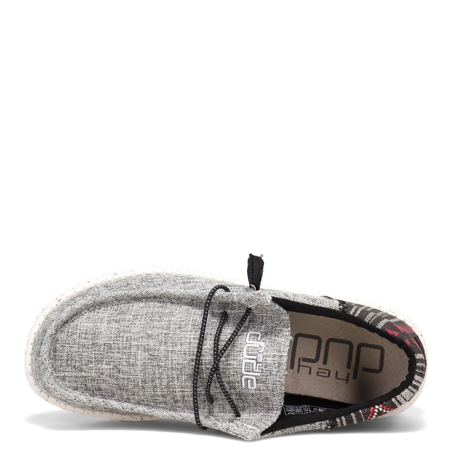 Peltz Shoes  Men's Hey Dude Wally Funk Slip-On BLACK AZTEC 110414864