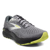 Peltz Shoes  Men's Brooks Ghost 16 Running Shoe - Extra Wide Width Primer/Grey/Lime 110418 4E 043