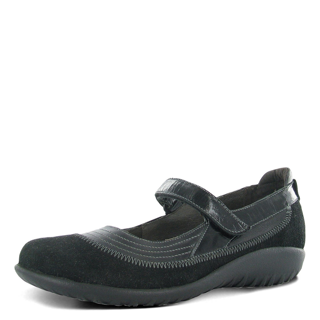 Women's Naot Kirei Mary Jane BLACK MADRAS 11042-N41