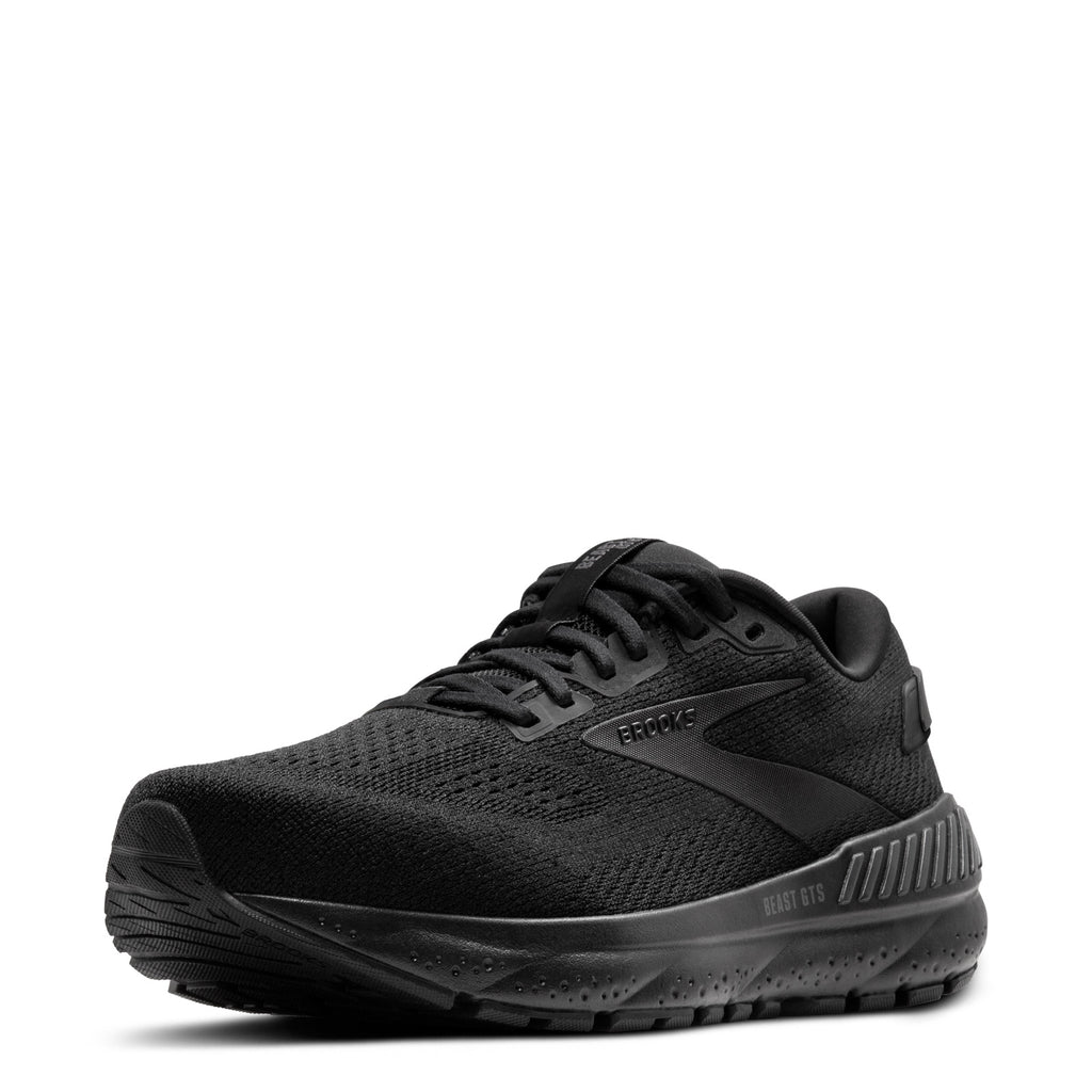 Men's Brooks Beast GTS 24 Running Shoe BLACK/BLACK/EBONY 110425 1D 020
