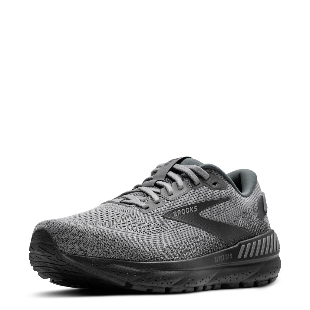 Men's Brooks Beast GTS 24 Running Shoe PRIMER GREY/EBONY 110425 1D 069