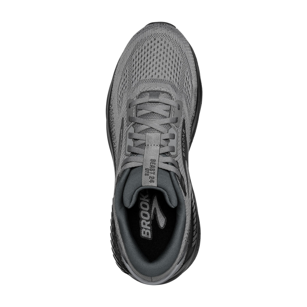 Men's Brooks Beast GTS 24 Running Shoe PRIMER GREY/EBONY 110425 1D 069