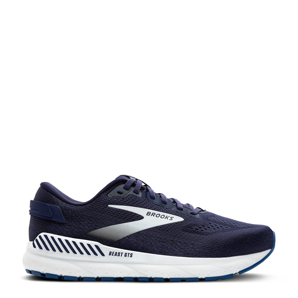 Men's Brooks Beast GTS 24 Running Shoe PEACOAT/TRUE NAVY/WHITE 110425 1D 452
