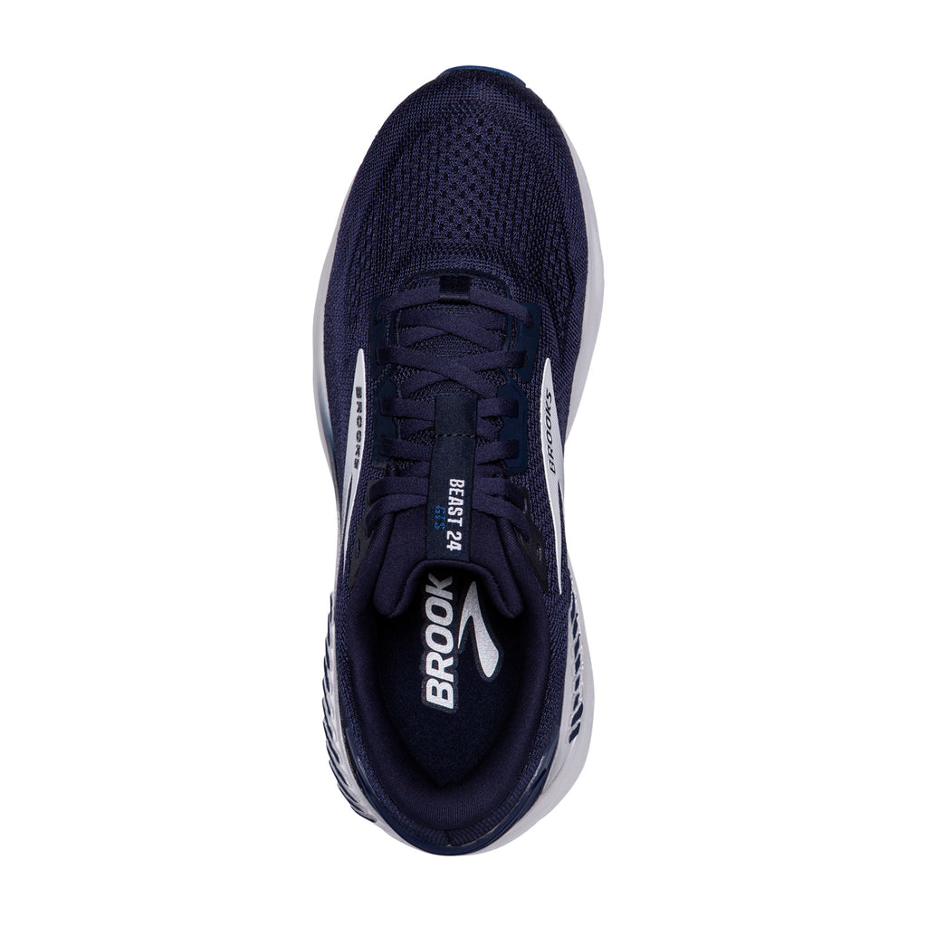 Men's Brooks Beast GTS 24 Running Shoe PEACOAT/TRUE NAVY/WHITE 110425 1D 452