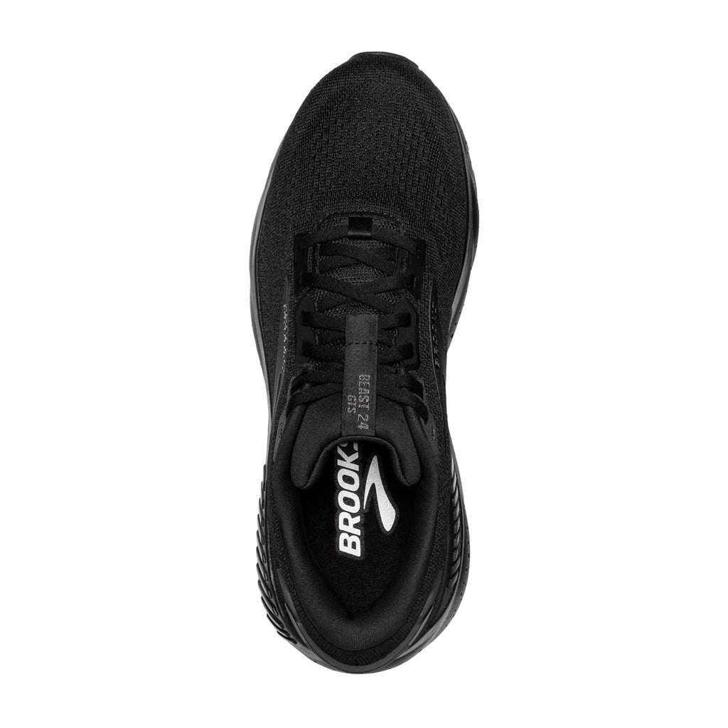 Men's Brooks Beast GTS 24 Running Shoe - Extra Wide Width BLACK/BLACK/EBONY 110425 4E 020