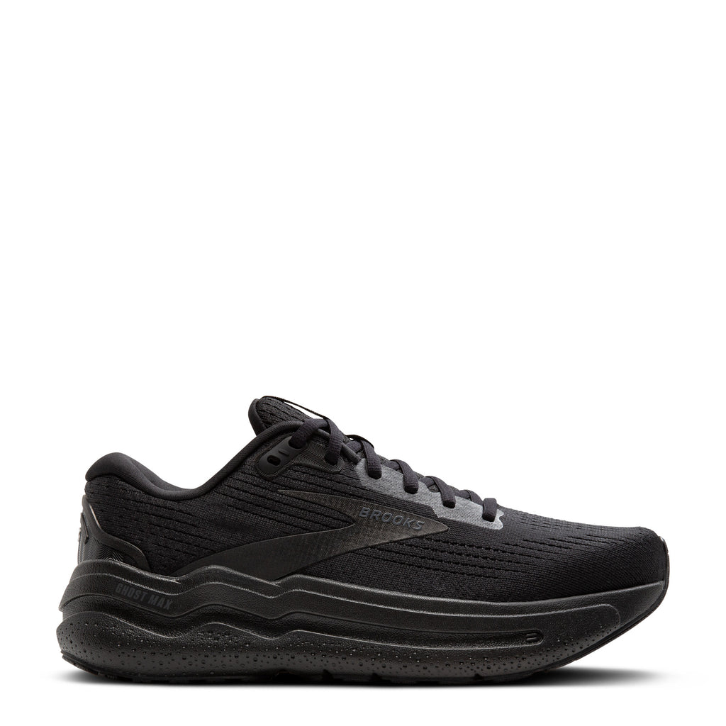Men's Brooks Ghost Max 2 Running Shoe BLACK/BLACK/EBONY 110431 1D 020