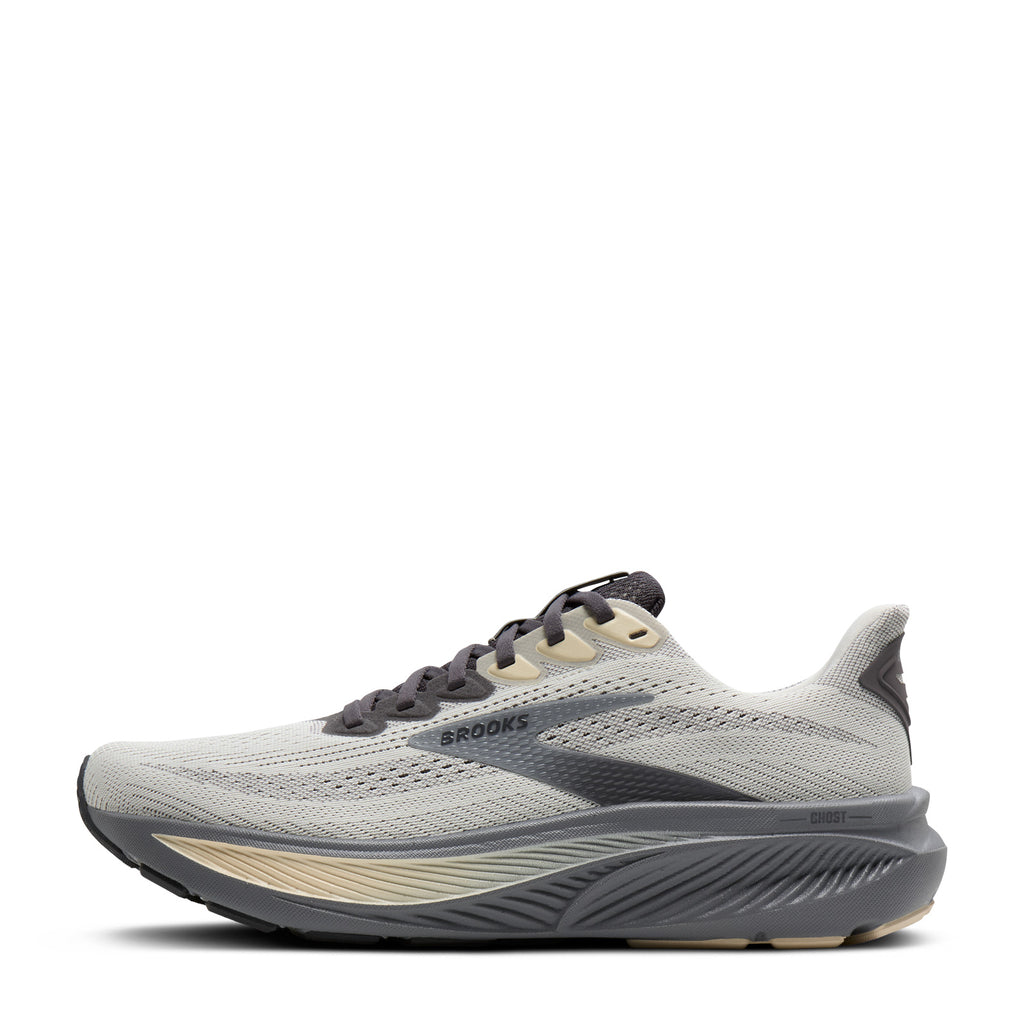Men's Brooks Ghost 17 Running Shoe VAPOR GREY / PRIMER 110442 1D 033
