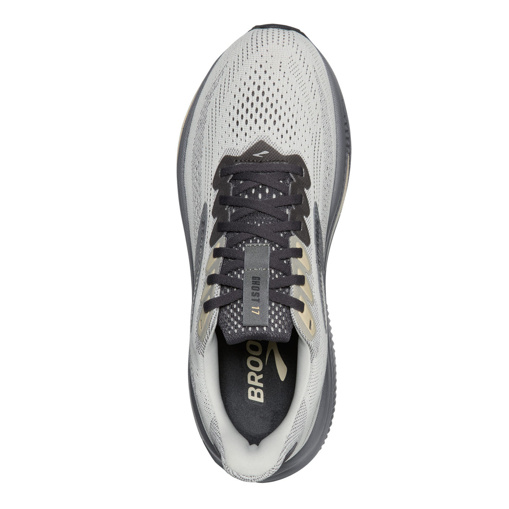 Men's Brooks Ghost 17 Running Shoe VAPOR GREY / PRIMER 110442 1D 033