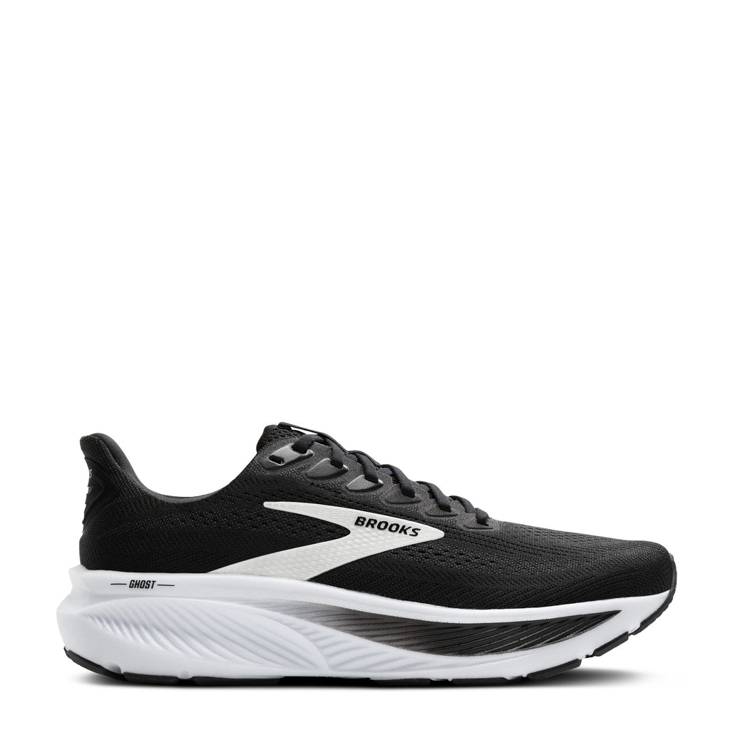 Men's Brooks Ghost 17 Running Shoe BLACK /GREY 110442 1D 090
