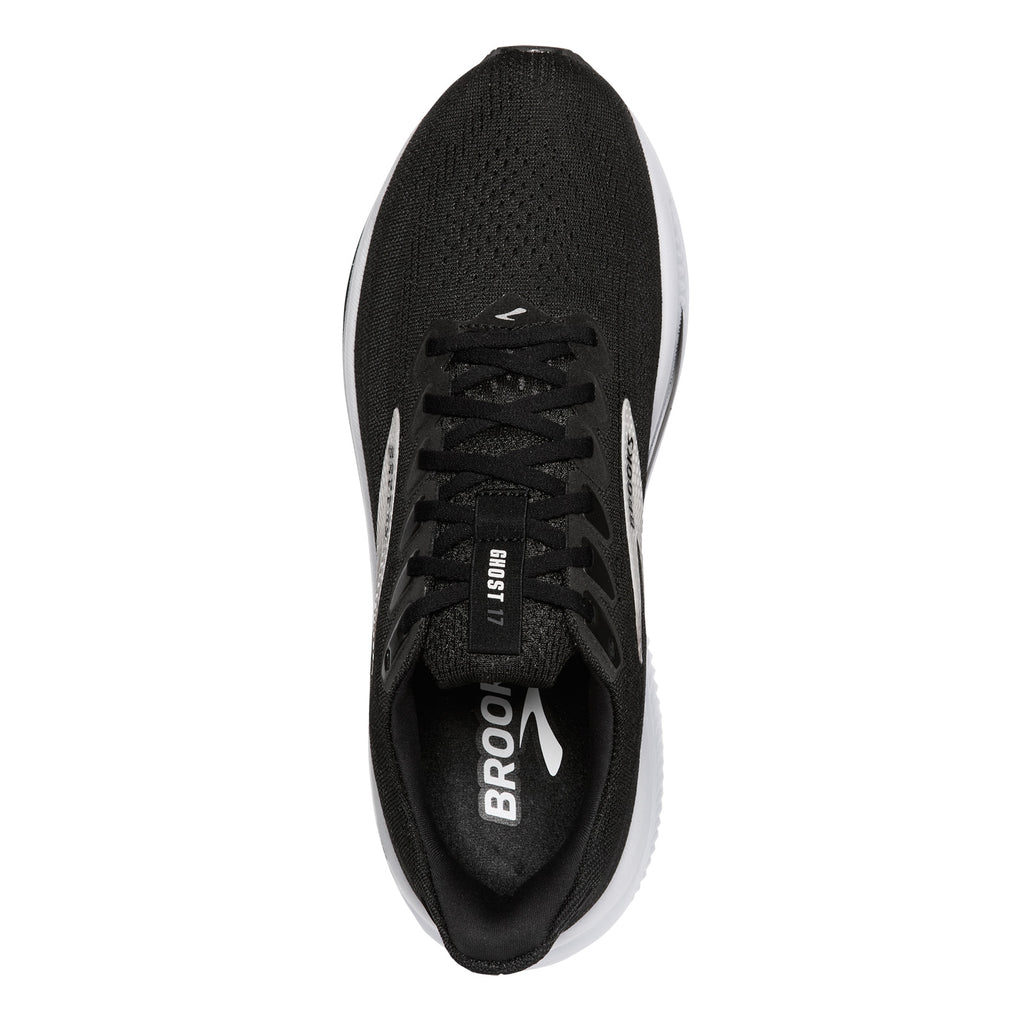 Men's Brooks Ghost 17 Running Shoe BLACK /GREY 110442 1D 090