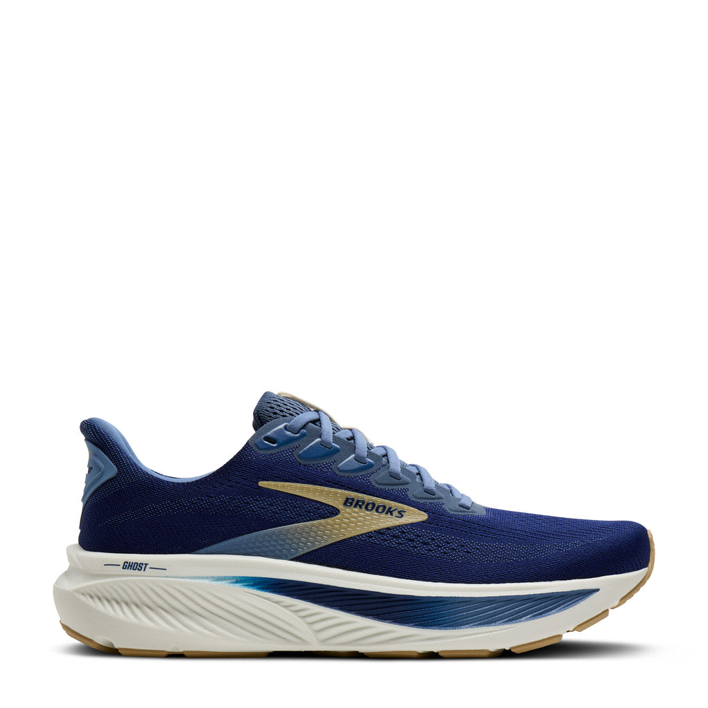 Men's Brooks Ghost 17 Running Shoe BEACON BLUE/MOONLIGHT 110442 1D 443
