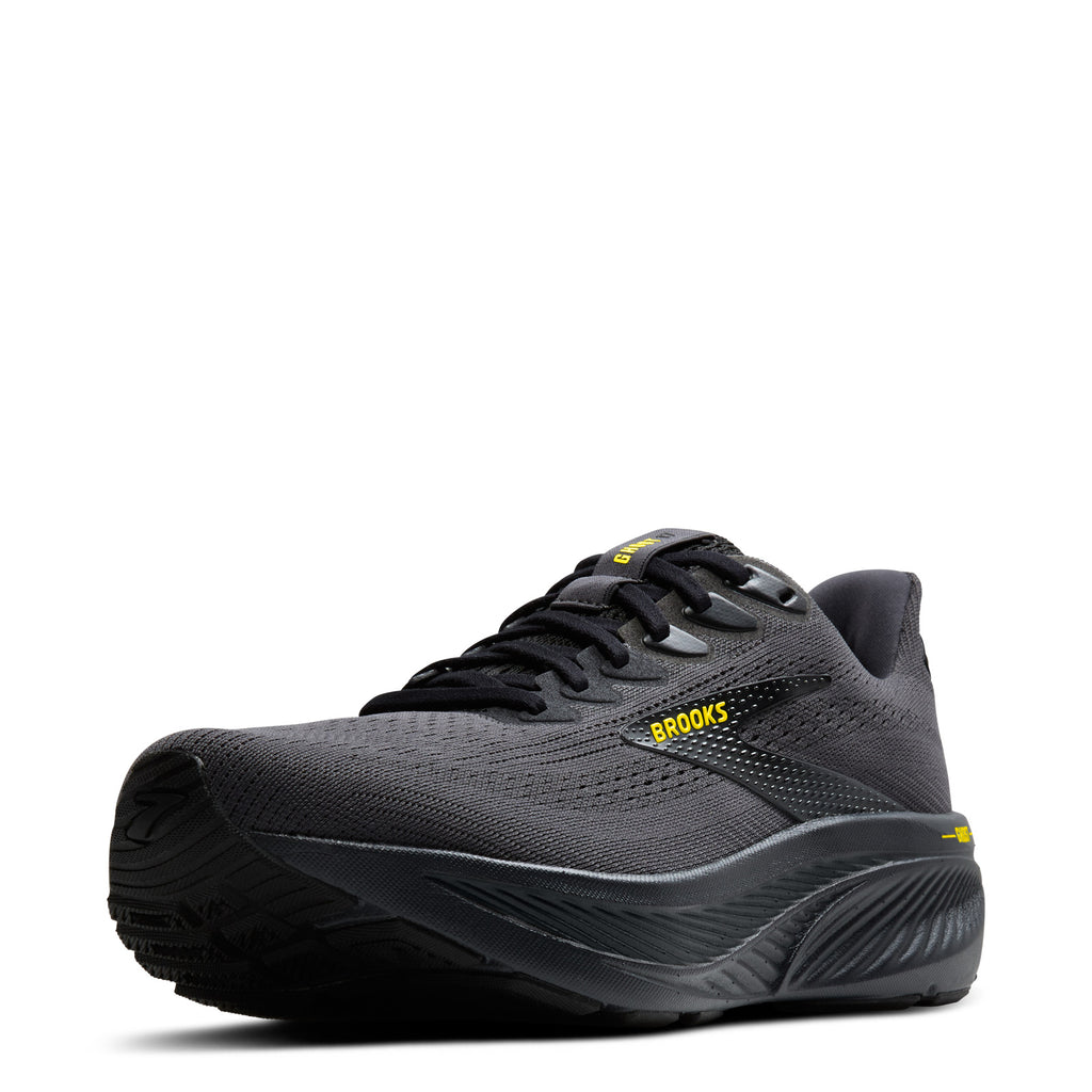 Men's Brooks Ghost 17 Running Shoe - Wide Width EBONY/BLACK/OYSTER 110442 2E 059