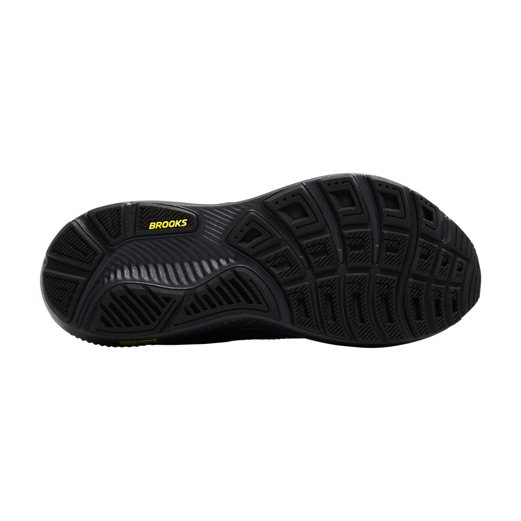 Men's Brooks Ghost 17 Running Shoe - Wide Width EBONY/BLACK/OYSTER 110442 2E 059