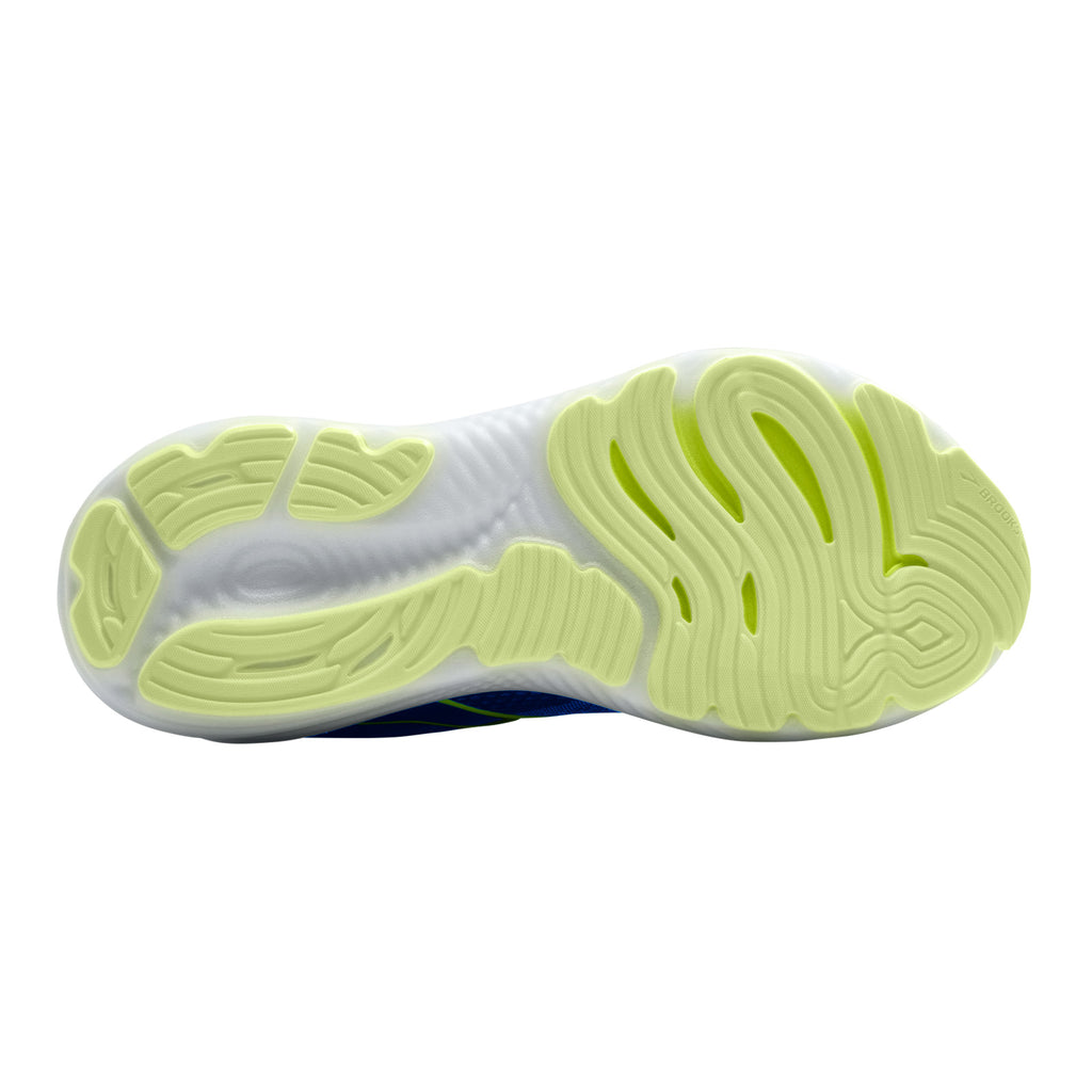 Men's Brooks Glycerin 22 Running Shoe Black Cobalt Neo Yellow 110445 1D 002