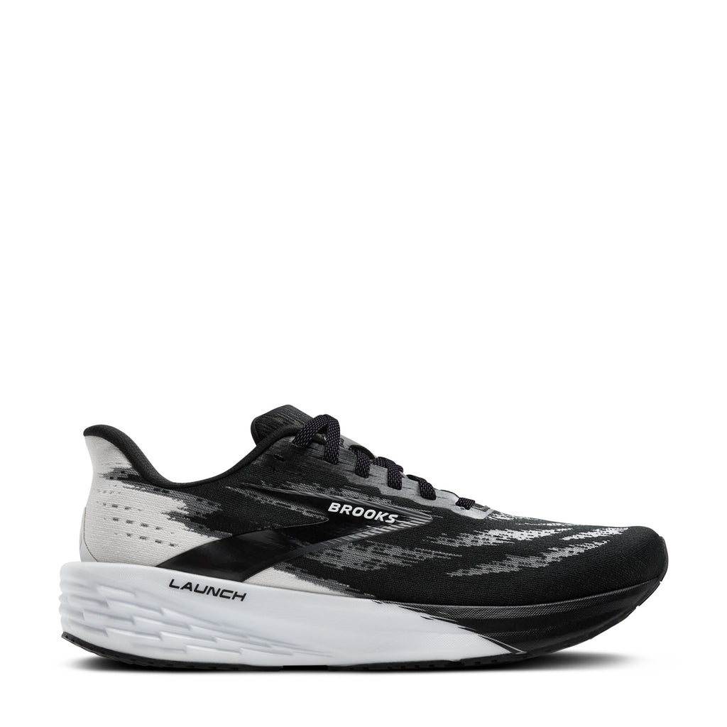Men's Brooks Launch 11 Running Shoe BLACK  WHITE 110450 1D 087