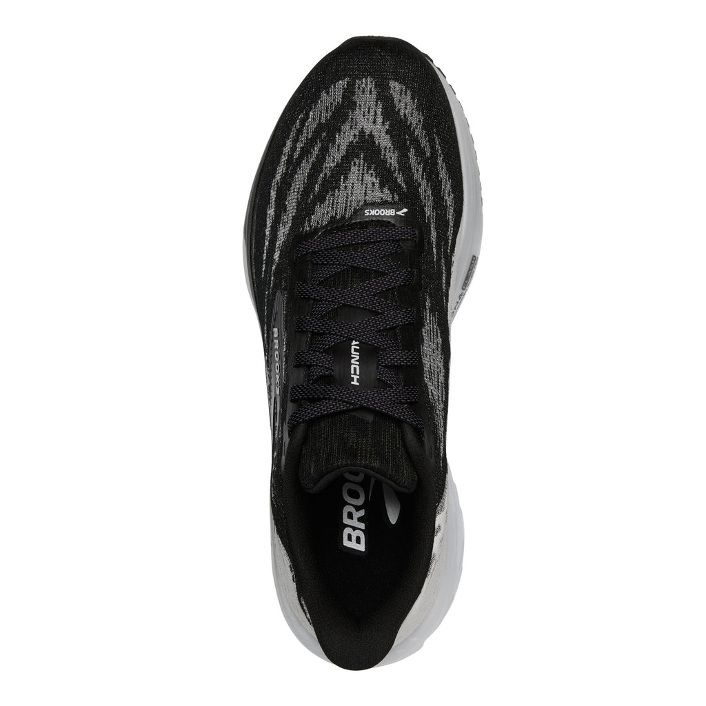 Men's Brooks Launch 11 Running Shoe BLACK  WHITE 110450 1D 087