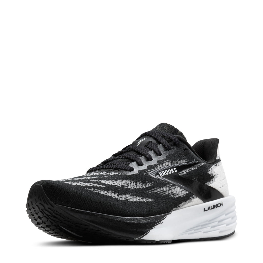 Men's Brooks Launch 11 Running Shoe BLACK  WHITE 110450 1D 087