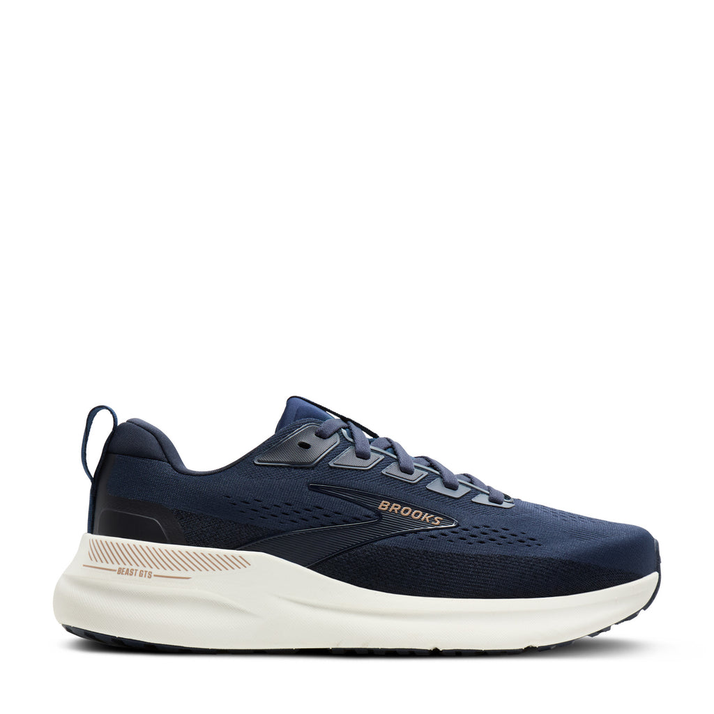 Men's Brooks Beast GTS 26 Running Shoe - Wide Width PEACOAT / INDIGO 110455 2E 422