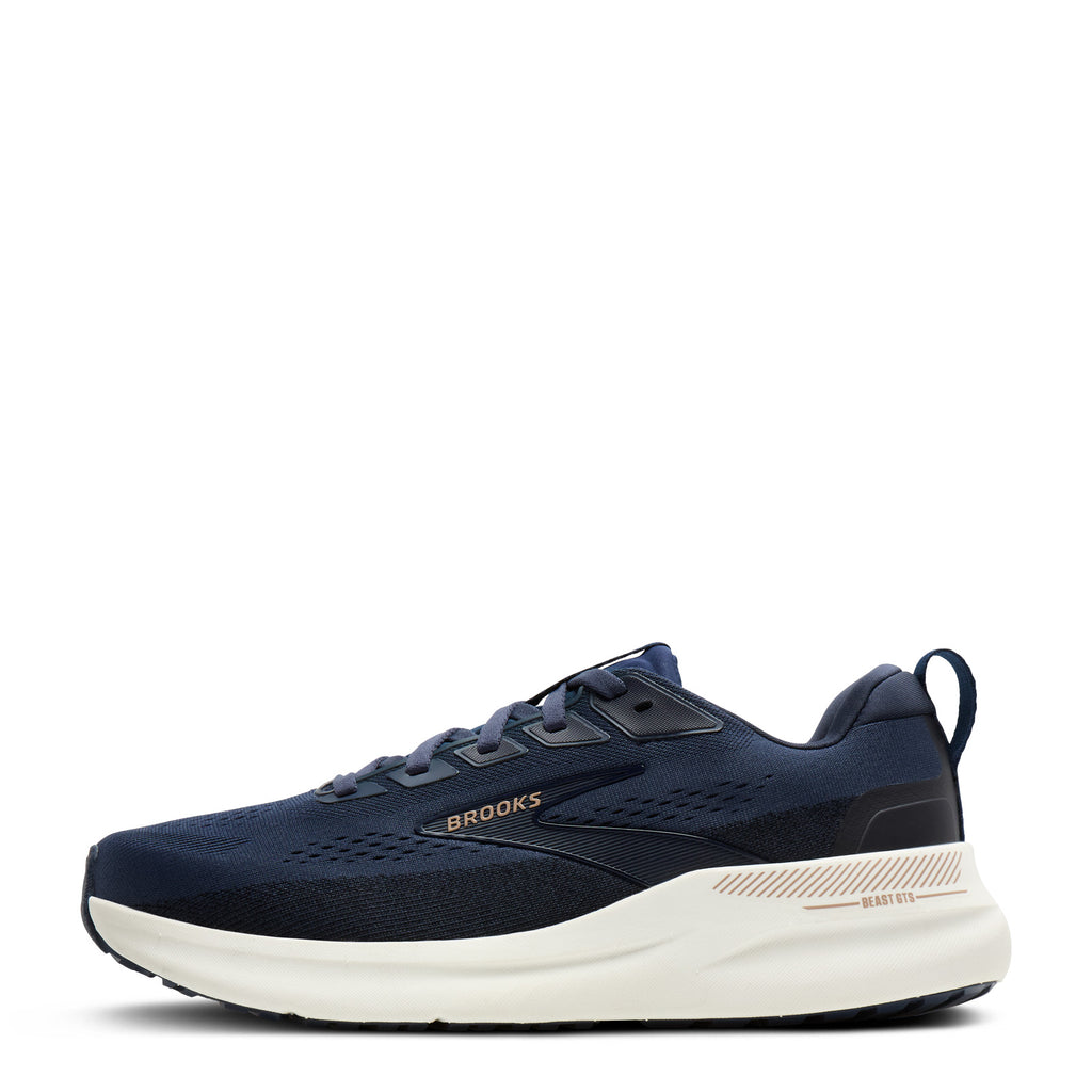 Men's Brooks Beast GTS 26 Running Shoe - Wide Width PEACOAT / INDIGO 110455 2E 422