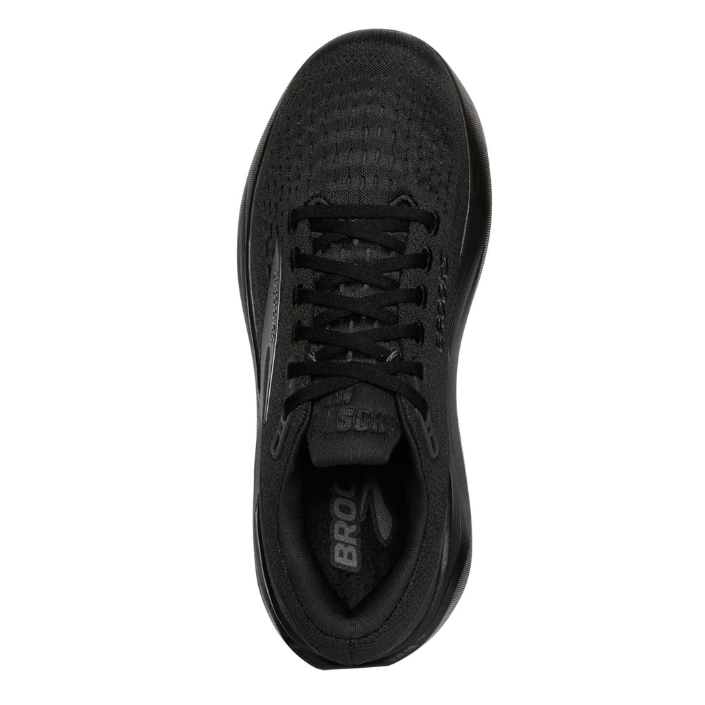 Men's Brooks Ghost Max 3 Running Shoe - Wide Width BLACK/BLACK/EBONY 110464 2E 020