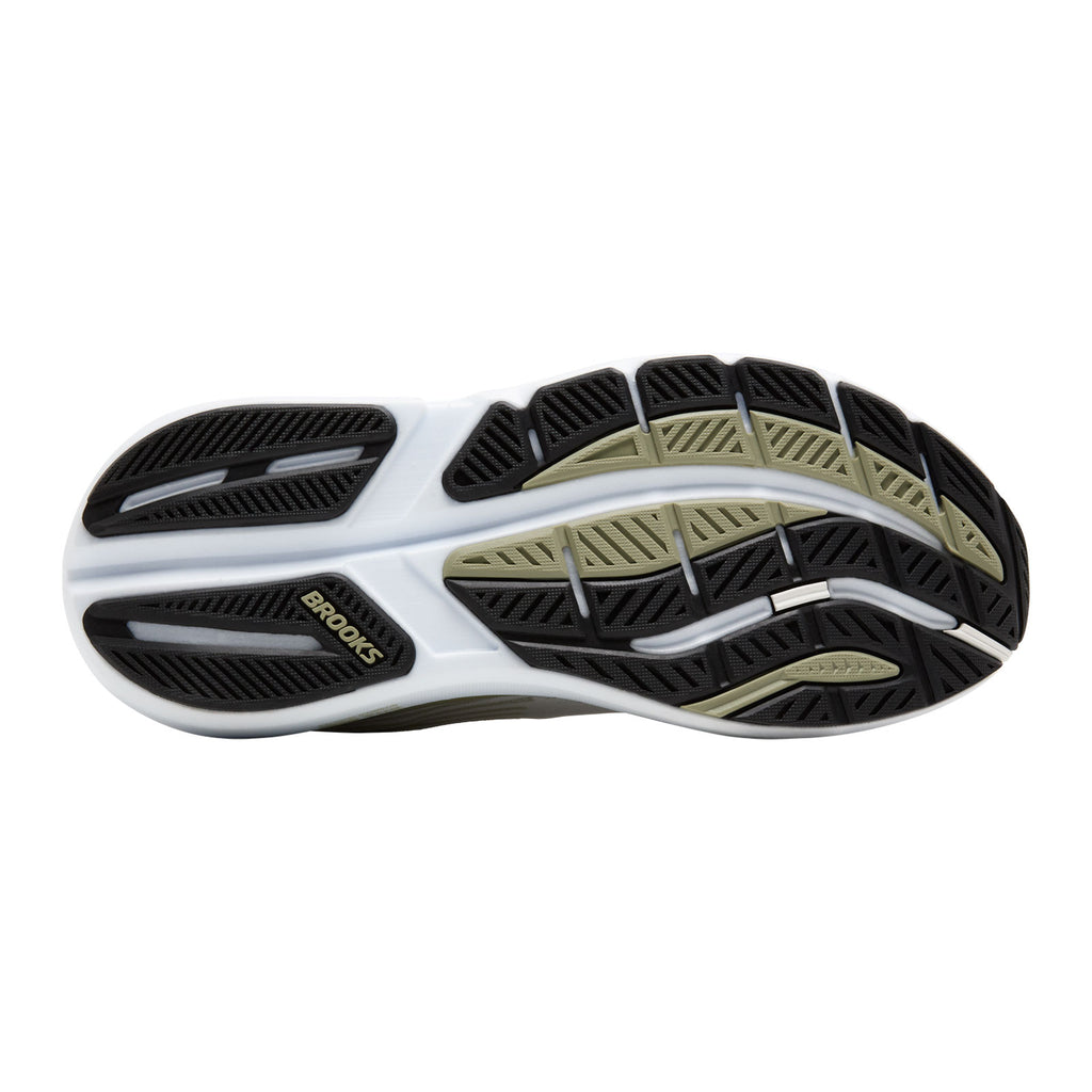 Men's Brooks Ghost Max 3 Running Shoe - Wide Width BRIGHT WHITE/TEA/BLACK 110464 2E 162