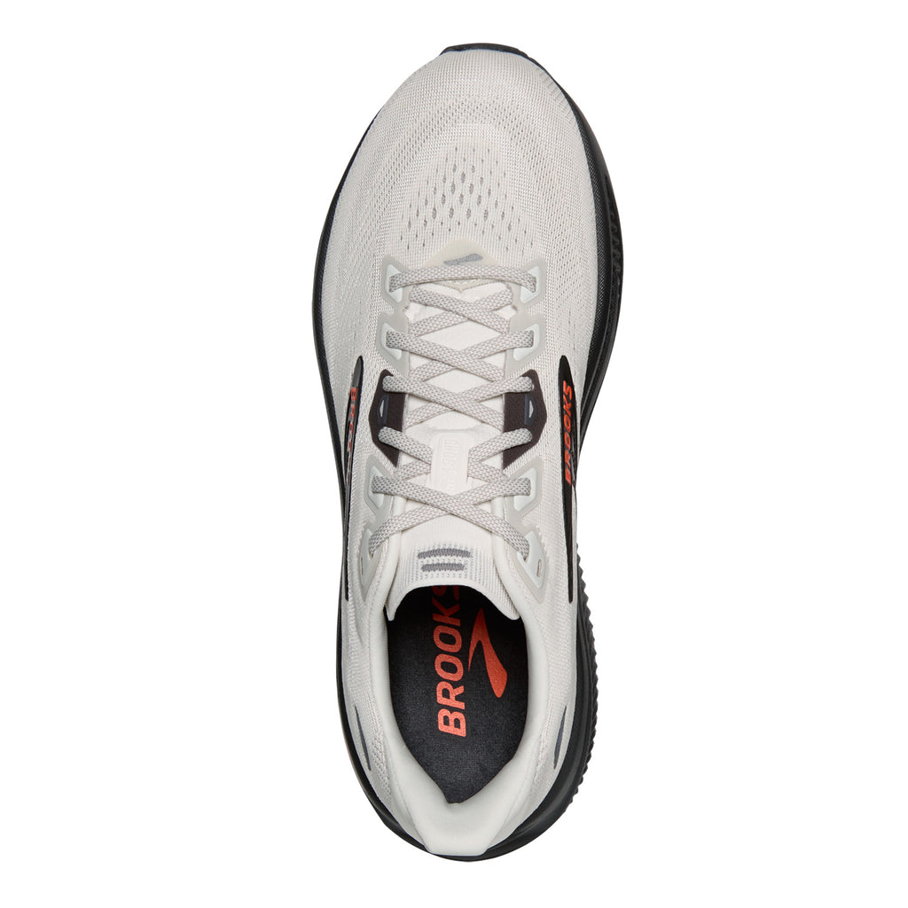 Men's Brooks Ghost 18 Running Shoe - Wide Width COCONUT / PEARL / TIGER 110493 2E 292