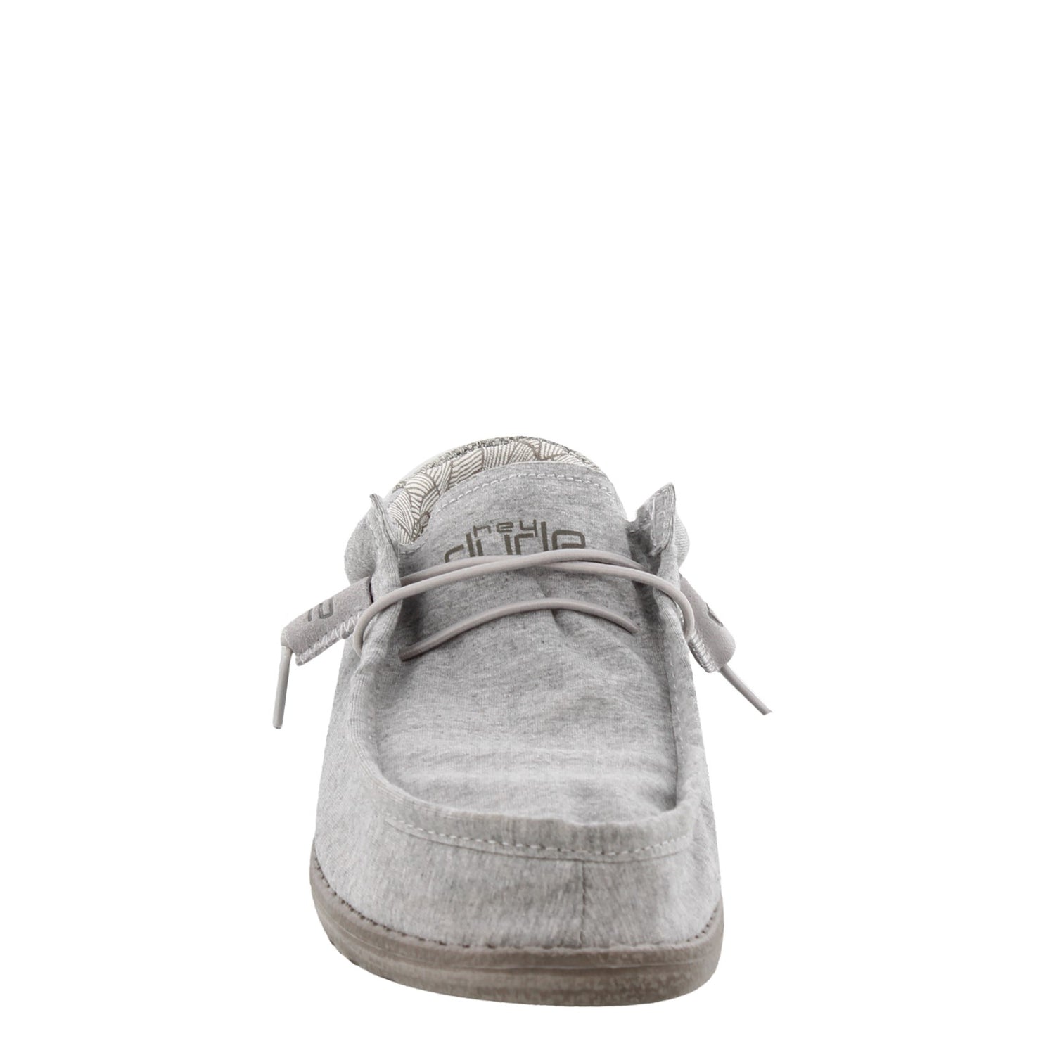 Peltz Shoes  Men's Hey Dude Wally Stretch GREY HEATHER 110533000