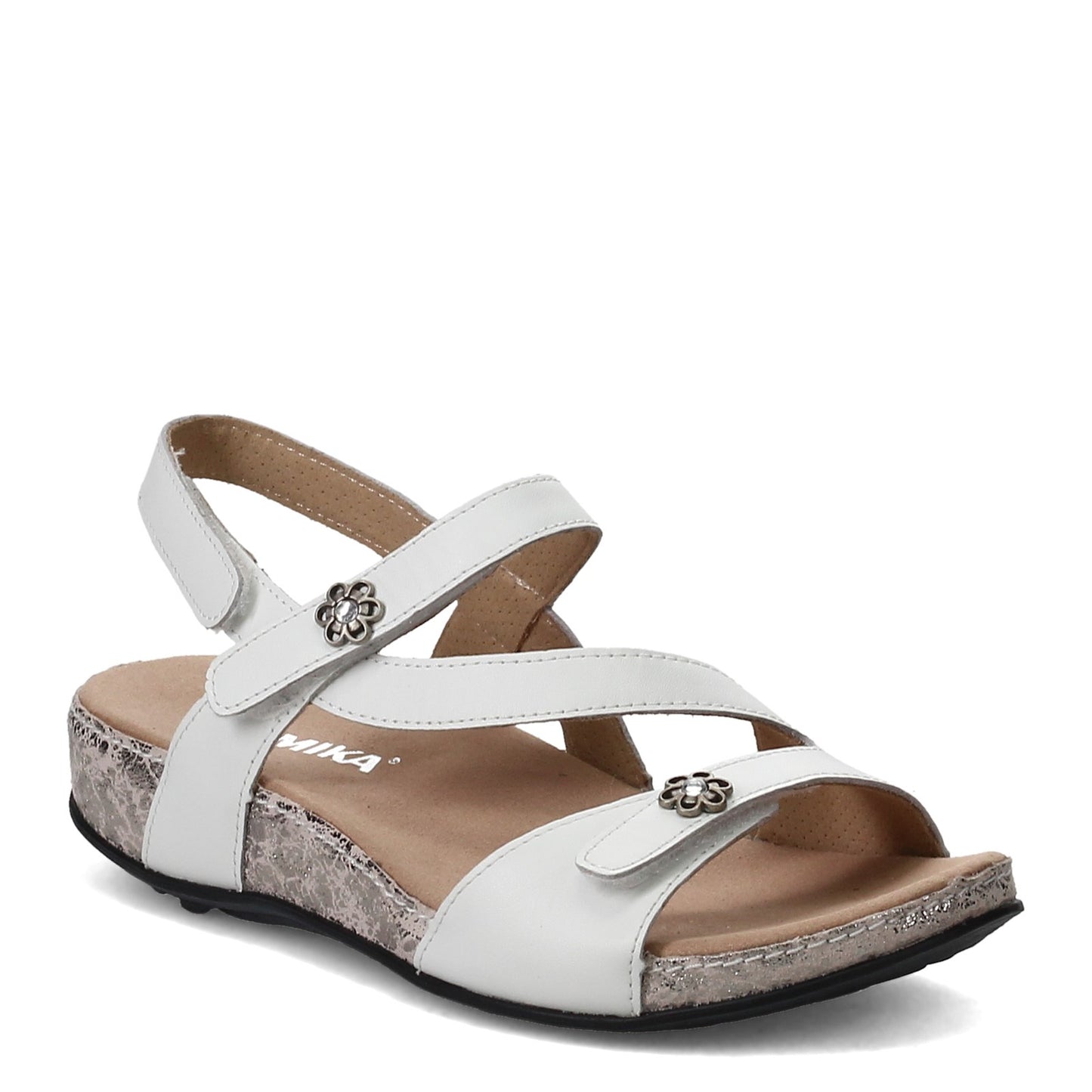 Peltz Shoes  Women's Romika Fidschi 54 Sandal WHITE 11054-34002
